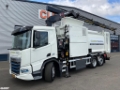 Camion poubelle DAF FAG XD 220 Hiab 23 Tonmeter laadkraan FULL ELECTRI — occasion 2026