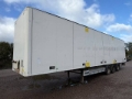 Semi-remorque fourgon Ekeri Huckepack Skåptrailer öppningsbar sida skjutbart t — occasion 2018