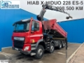 Camion benne DAF CF 460 8x4, EURO 6, Hiab, Remote, Steel — occasion 2017