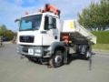 Camion plateau MAN TGM 18.340 — occasion 2011