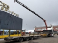 Semi-remorque porte-engins Palfinger Broshuis 17502 5x EXT. + REMOTE + 3x AXLE STEERIN — occasion 2000