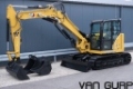 Mini-pelle Caterpillar 308 CR | 2022 | 1400h | A/C | verstelgiek — occasion 2022, 1 400 h