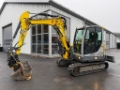 Pelle sur chenilles Wacker Neuson ET65 knäckbom rotortilt redskap Steg V motor — occasion 2021, 2 895 h