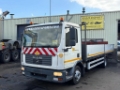 Camion plateau MAN TGL 12.240 Open Box Manual Gearbox Spring Suspensi — occasion 2005