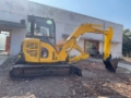 Pelle sur pneus Komatsu PC 55 MR — occasion 2024, 782 h