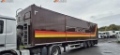 Semi-remorque fourgon Knapen KT01 Voll fahrbereit leichter Brandschaden, Boden — occasion 2017