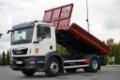 Camion benne MAN TGM 15.290 / 4X2 / HYDROBURTA / BORDMATIC / KLAPO — occasion 2016