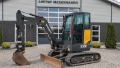 Mini-pelle Volvo ECR 25 D Den har 2 speed, lys, lukket kabine med v — occasion 2022, 1 745 h