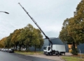 Camion plateau grue Iveco EUROCARGO 160E210 - Kran - Koffer - 32 TKm — occasion 2019
