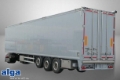 Semi-remorque fourgon Kraker CF-200, 92m³, 8mm Boden, Cramaro, Luft-Lift, SAF — occasion 2017