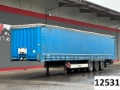 Semi-remorque PLSC Krone SD Curtainsider/Rungen/Hubdach/Box/Liftachse — occasion 2019