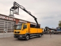 Camion plateau MAN TG-M 18.290 4x2 BL Pritsche Heckkran 3xhydr.Auss — occasion 2015