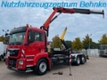 Camion plateau grue MAN TGS 26.400 6x2 BL/ Pk 17001 5+6+Funk/ AC/ AHK — occasion 2016