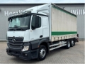 Camion plateau Mercedes-Benz Actros 2542 6x2 Lenk*HIAB 158 D-3 Kran*Funk*HU27 — occasion 2019