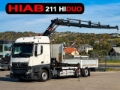 Camion plateau grue Mercedes-Benz ACTROS 2645 Pritsche 6,15 m + HIAB 211 EP-5 FUNK — occasion 2016