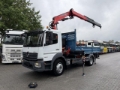 Camion plateau grue Mercedes-Benz Atego 1623 4X2 Kran Fassi F135 — occasion 2021