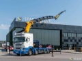 Camion plateau grue Scania R500 8x2 PALFINGER PK 85002 Fly Jib Winch — occasion 2007