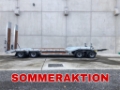 Remorque surbaissée Möslein T 4 VB H1 neuer 4 Achs Tieflader hydraulischen Ra — occasion