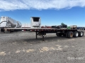 Remorque à ridelles Doepker 32 ft Tri/A Super B-Train Lead Flatbed — occasion 2014