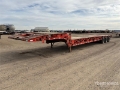 Remorque surbaissée Doepker 40 ton 53 ft Tri/A Folding Neck — occasion 2014