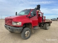 Camion plateau grue GMC C5500 4x4 — occasion 2006