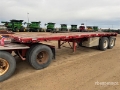 Remorque à ridelles Lode King 28 ft Super B-Train Pup Flatbed — occasion 1995