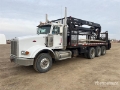 Camion plateau grue Peterbilt Hiab 210K-3 Knuckle on Peterbilt 378 8x6 Boo — occasion 2004