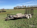 Remorque à ridelles PJ 16 ft T/A Flatbed — occasion 2008