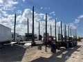 Remorque grumière Porcupine DDL50-3A-STAL 50 ft Quad/A Hayrack Log T — occasion 2023