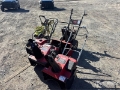 Quantity of (4) Toro Snowblowers & (1) Ryobi Press