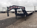 Remorque porte-engins Delco 14000 lb 40 ft Gooseneck Equipment — occasion 2026
