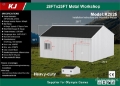 Remorque KJ K2825 28 ft x 25 ft Metal Workshop (Unused) — occasion 2026