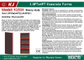 Centrale à béton Quantity of (30) KJ K1504 1 ft 6 in x 4 ft Steel — occasion 2026