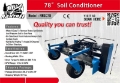 Faneur Raytree RMSC78 78 in Skid Steer Power Rake (Unused — occasion 2026