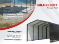 Hangar SDLC2030FT 20 ft x 30 ft Enclosed Carport (Unused) — occasion 2026