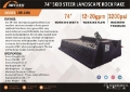 Faneur Arteer LRR-74W 74 in Skid Steer Landscape Rake (Unused) — occasion 2026