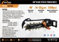 Trancheuse Arteer SST-48L 48 in Skid Steer Trencher (Unused) — occasion 2026
