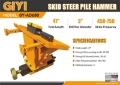 Équipement de clôture GIYI GY-AD680 Skid Steer Post Driver (Unused) — occasion 2026