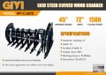 Faneur GIYI GY-CLG72 72 in Log Skid Steer Root Rake (Unus — occasion 2026