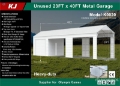 Hangar KJ K0020 40 ft x 23 ft Metal Garage Storage Building — occasion 2026
