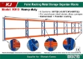 KJ K010 3 ft 6 in x 60 ft Pallet Racking (Unused)