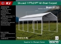 Hangar KJ K1121 11 ft x 21 ft All-Steel Carport (Unused) — occasion 2026