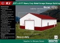 Hangar KJ K3151 31 ft x 51 ft Heavy Duty Metal Garage Storag — occasion 2026