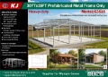 Remorque KJ K3535 35 ft x 35 ft Prefabricated Metal Frame Only — occasion 2026