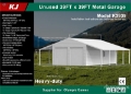 Hangar KJ K3939 39 ft x 39 ft Double Garage Metal Storage Bu — occasion 2027