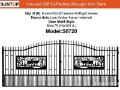 Quantity of (6) SUNTOP S0720 20 ft Wrought Iron B