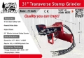 Herse rotative Raytree RTSG30 31 in Transverse Skid Steer Stump G — occasion 2026