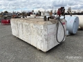 Réservoir de carburant 1000 gal Skid Mounted Concrete Diesel Double Wall — occasion