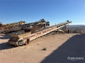 32 in x 72 ft Portable Radial Stacking Conveyor Be
