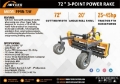 Faneur Arteer PPRN-72W 72 in 3-Point Power Rake (Unused) — occasion 2026